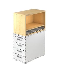 SIGNA SCA1 | Scaffale componibile per SIGNA SC - Cassettiera 