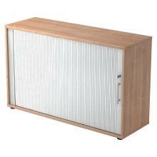 BETA 1732S | Armadio a serranda | 2 OH - Noce manico a forma di ringhiera in plastica