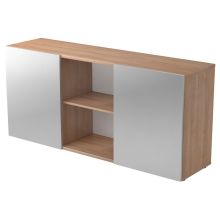 KAPA 1780 | Credenza| con ante scorrevoli - Noce/Argento Credenza