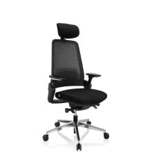 BRACIO - Sedia da ufficio professionale Nero