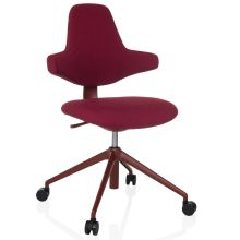 PALIANO - Sedia da ufficio professionale Rosso