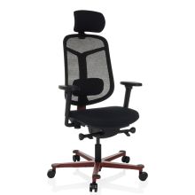 BICOLORE HIGH - High-end Sedia da ufficio Nero / Rosso