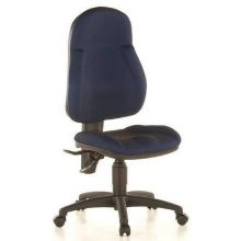 WELLPOINT 10 - Sedia Home Office Blu tessuto