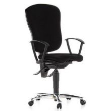 X-ERCISE - Sedia da ufficio professionale Nero tessuto