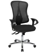 HJH SOLUTION DELUXE AL.U2 - Sedia da ufficio professionale Nero