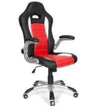 GAME SPORT - Sedia da gaming Bianco / nero / rosso