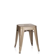 VANTAGGIO - Sgabello bistro Champagne metallizzato