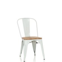 VANTAGGIO COMFORT W - Sedia bistro Bianco