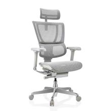 ERGOHUMAN SLIM G GEN2 | tessuto di maglia - Poltrona di lusso Grigio chiaro