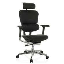 ERGOHUMAN GEN2 | Pelle - Poltrona di lusso Nero