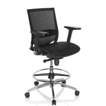 TOP WORK 78 - Sedia da banco Nero