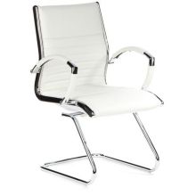 PARMA V - Sedia a sbalzo Bianco crema