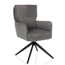 TARUGO - Sedia imbottita Grigio