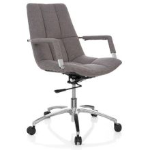 SARANTO tessuto - Sedia Home Office Grigio scuro