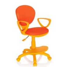KID COLOUR - Sedia girevole per bambini Arancio