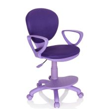 KID COLOUR - Sedia girevole per bambini Viola