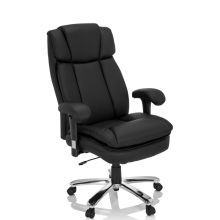 BUILDER XXL I | Ecopelle - Sedia girevole XXL Nero