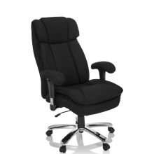 BUILDER XXL I | Tessuto - Sedia girevole XXL Nero