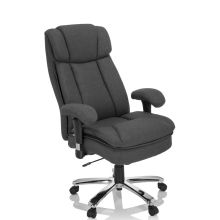 BUILDER XXL I | Tessuto - Sedia girevole XXL Grigio scuro