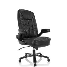 INSTRUCTOR III similpelle - Sedia girevole XXL Nero