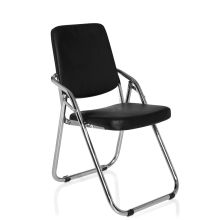 ESTO | Ecopelle - Sedia pieghevole Nero