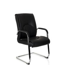 SOVRANO V - Sedia a sbalzo Nero