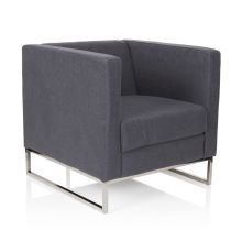 BARBADOS | 1 posto - Poltrona imbottita Grigio scuro