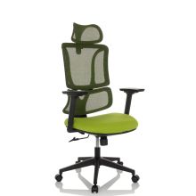 ERGOMY | Tessuto / Rete | Struttura: Nero - Sedia Home Office Verde