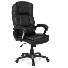 RELAX CL120 - Sedia Home Office Nero Buerostuhl24 ecopelle