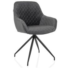 ELVERUM - Sedia imbottita Grigio