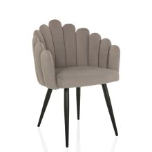 SCALLORE - Sedia per sala da pranzo Grigio