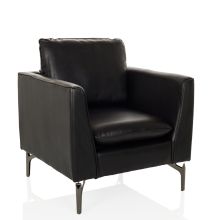 BAVERO | 1 posto | similpelle - Poltrona Lounge Nero