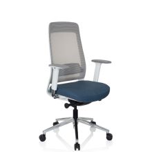 CHIARO T2 WHITE - Sedia da ufficio professionale blu / grigio