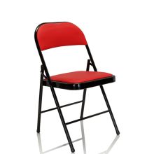 TUDELA similpelle - Sedia pieghevole Rosso