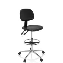 TOP WORK 24 I - Sedia da banco Nero