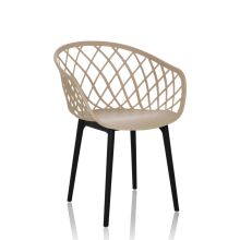 BEGIO - Sedia a conchiglia Beige