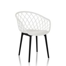 BEGIO - Sedia a conchiglia Bianco