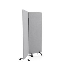 FLEXMIUT I Schermo acustico | Set da 2 - Parete divisoria Grigio chiaro