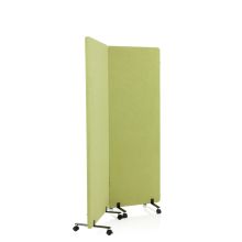 FLEXMIUT I Schermo acustico | Set da 2 - Parete divisoria Verde chiaro