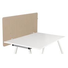 FLEXMIUT D1 | 120 cm - Divisorio per scrivania Beige
