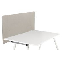FLEXMIUT D1 | 120 cm - Divisorio per scrivania Taupe