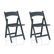 TRAVANO 1 confezione da 2 - Sedia da esterno Grigio