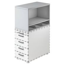 SIGNA SCA1 - Cassettiera Grigio