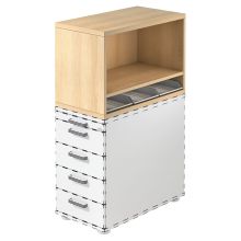 SIGNA SCA1 - Cassettiera Quercia