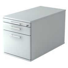 SIGNA TC20 RE - Cassettiera con rotelle Grigio manico a forma di ringhiera in plastica