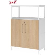 FlexWall | Altezza 3 raccoglitori | 2 x ante + telaio | con telaio di base