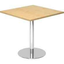 BISTRO F88Q C | Tavolo da riunione | 80x80 | Cromato - Sistema tavolo da conferenza 