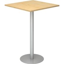 BISTRO H88Q S | Tavolino alto | 80x80 | Argento - Sistema tavolo da conferenza 